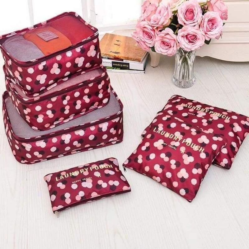 Bộ 6 túi đựng đồ du lịch tiện dụng