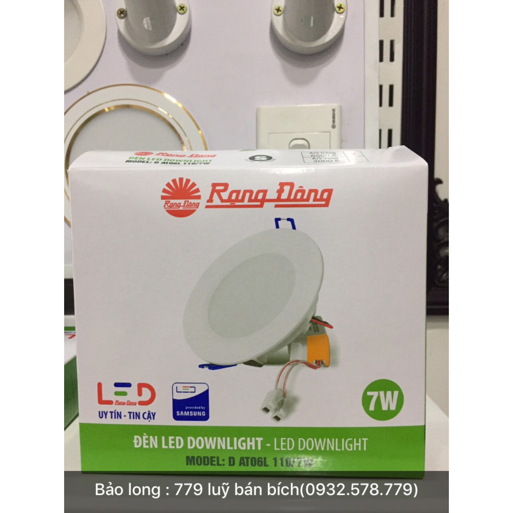 Đèn LED Âm trần Downlight 110/7W Model: D AT06L 110/7W