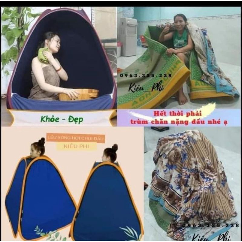 Mùa này cần lắm LỀU XÔNG HƠI GẤP GỌN để phòng bị trong nhà Dịch dã hoành hành ngang dọc!! Có cái lều này kèm ít lá xông