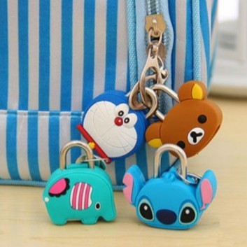 Ổ Khóa Mini Hình Thú Cute l Khóa Vali, Túi Xách, Trang Trí Balô (11*7*5cm)