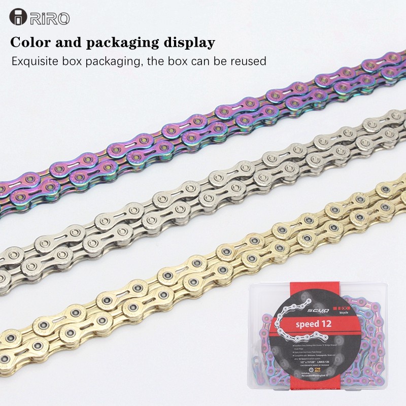 Dây Xích Xe Đạp X9 X10 X11 X12EL Cho KMC Shimano SRAM 9 10 11 12 Tốc Độ 126L