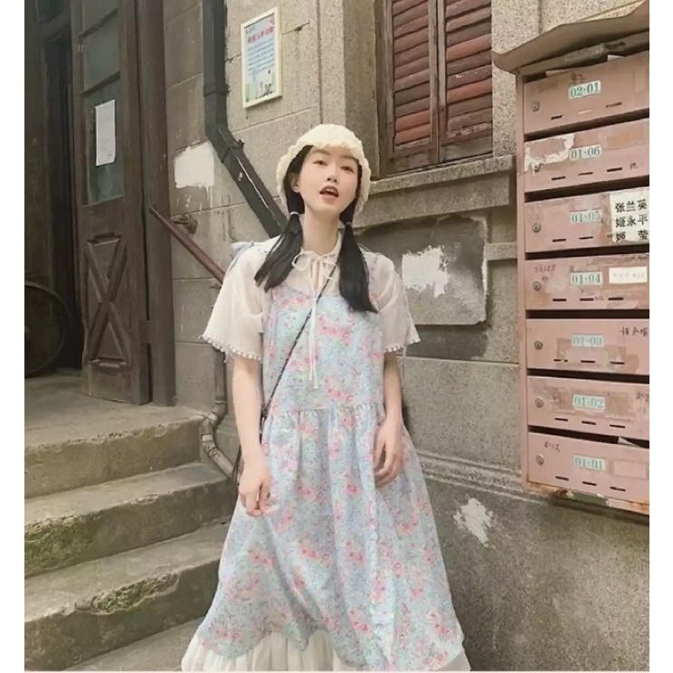 Sét váy cao cấp ❤️FREESHIP❤️ Đầm baby doll Quảng Châu loại 1