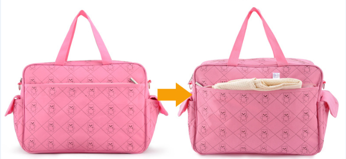 Túi xách messenger Seagloca đựng tã đa năng chống nước 600D cho các bà mẹ