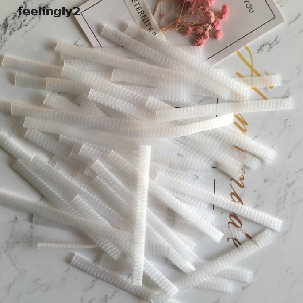 [Hàng mới về] Set 50 lưới bọc bảo vệ cọ trang điểm rộng 1cm