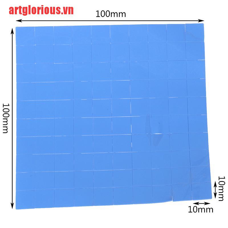 Bộ 100 Miếng Tản Nhiệt Cpu Artglious 10x10 X 0.5mm | BigBuy360 - bigbuy360.vn