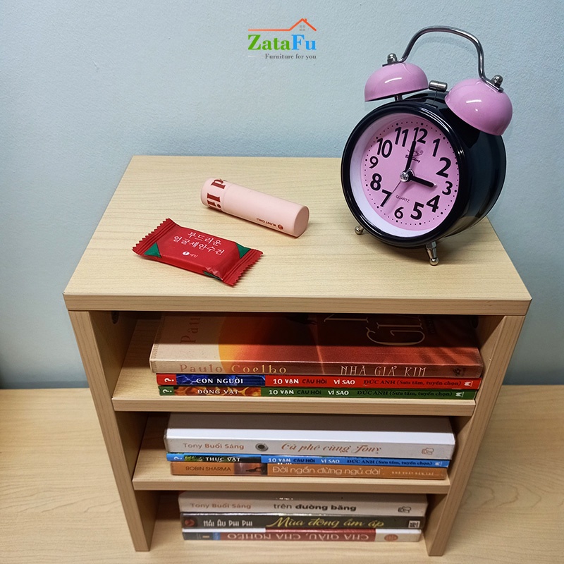Kệ Sách Gỗ Để Bàn Trang Trí Decor Mini