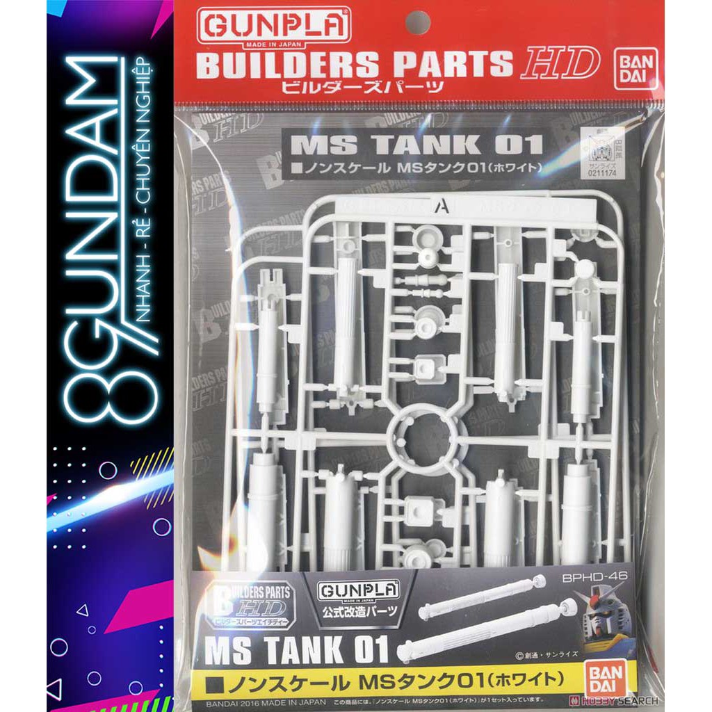Mô Hình Lắp Ráp Phụ Kiện Builder Parts MS Tank 01