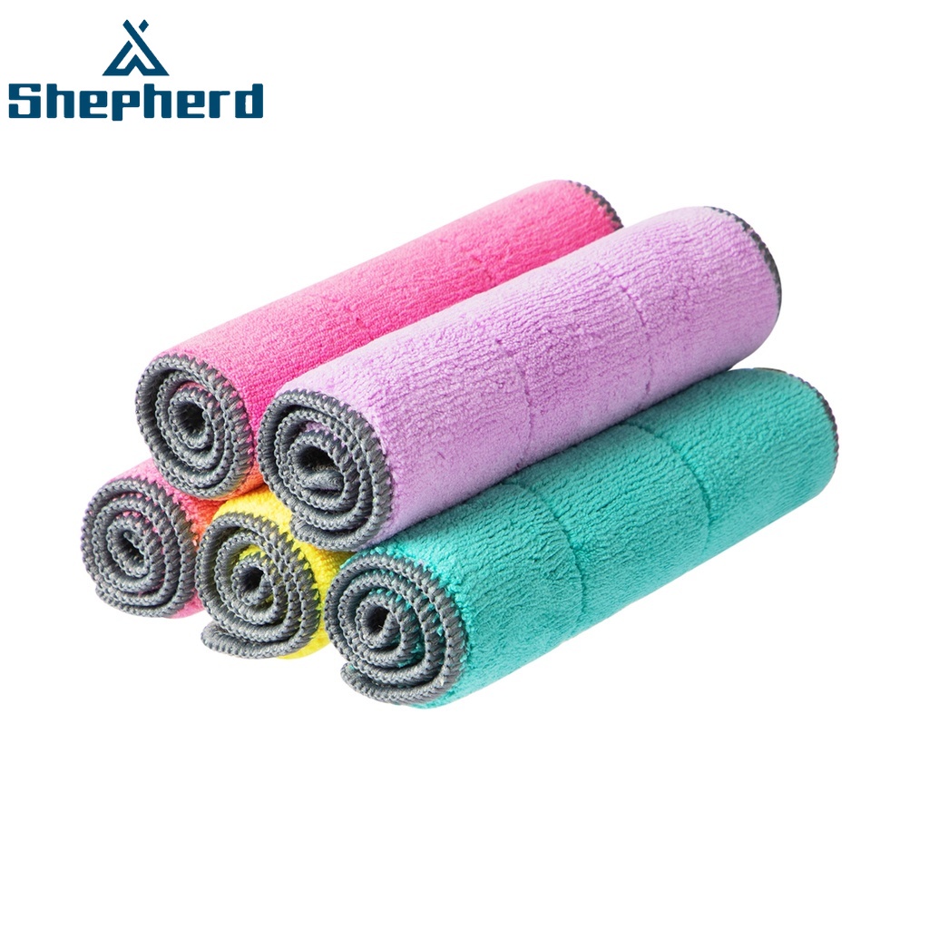 Set 4/ 5 khăn lau chén đĩa Shepherd đa năng tiện dụng cho nhà bếp