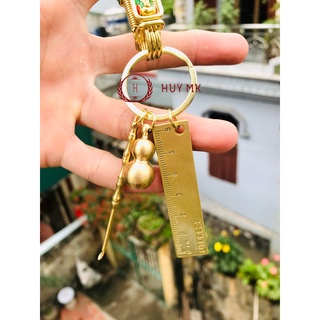 Combo móc khóa tỳ hưu thiên lộc " thước + hồ lô + ngoáy tai"