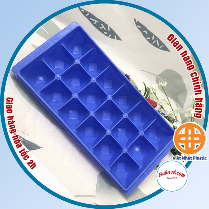 Khay đá 18 viên Việt Nhật , khuôn làm thạch rau câu, chè khúc bạch, khay chia ăn dặm cho bé -Buôn rẻ 01350