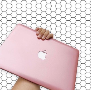 Combo Case Ốp Macbook Rose Gold Và Lót Phím
