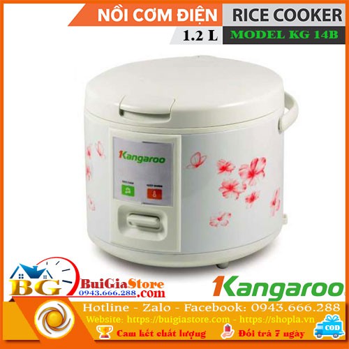 Nồi cơm điện Kangaroo 1.2 lít KG14B