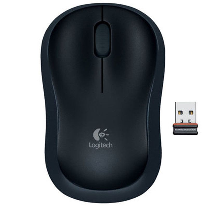 Chuột Không Dây Logitech B175 Optical Wireless Black - Thiết Kế Nhỏ Gọn - Hàng Chính Hãng Bảo Hành 1 Năm