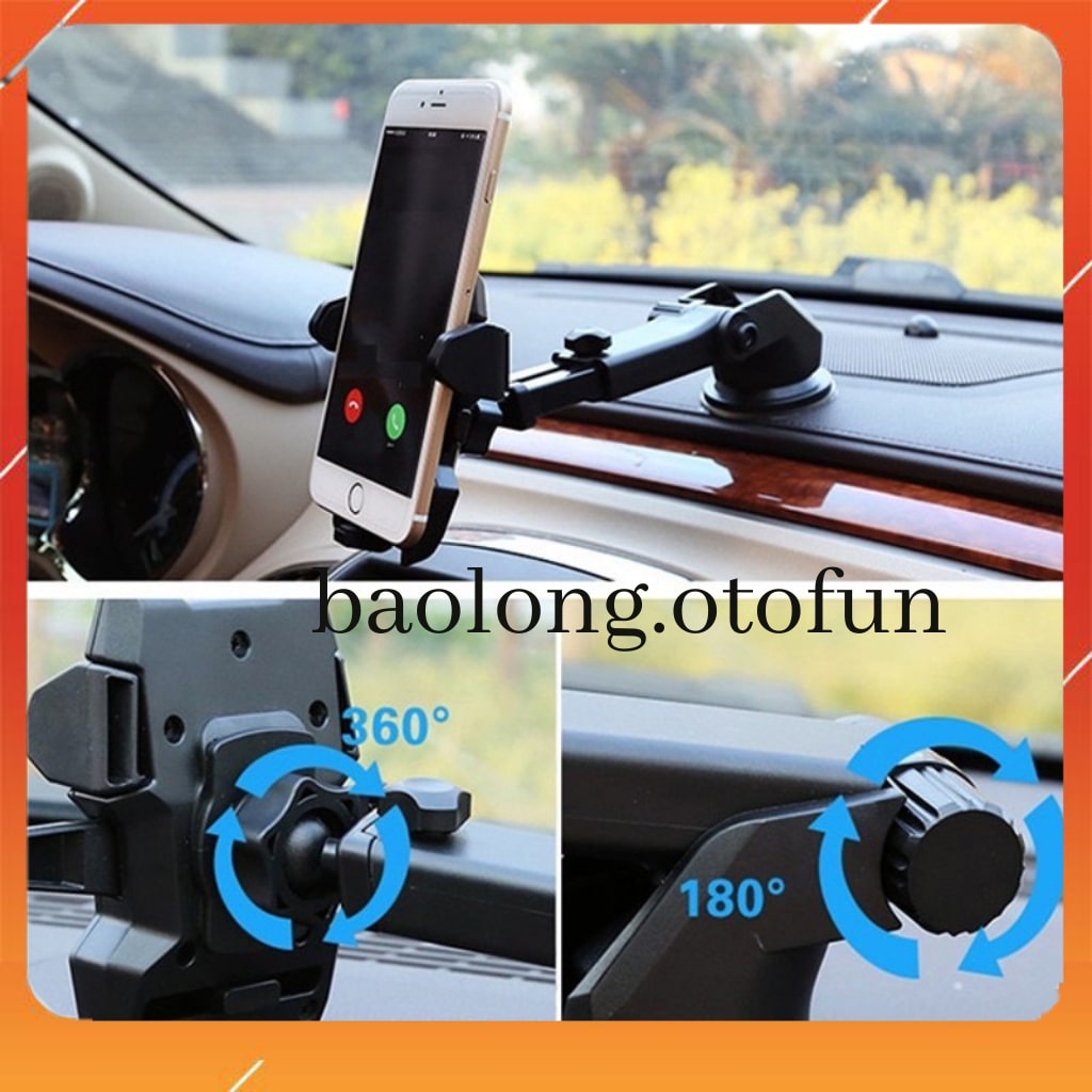 Giá đỡ điện thoại trên ô tô xoay 360 độ tiện lợi chắc chắn,chống rung.Kẹp điện thoại ô tô loại 1 | BigBuy360 - bigbuy360.vn