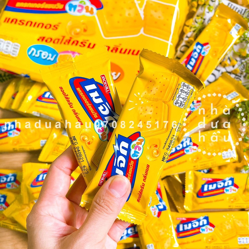 Một gói bánh quy mặn kẹp kem phomai Magic Jack&Jill Thái Lan gói lớn 360gam gồm 24 gói nhỏ | BigBuy360 - bigbuy360.vn