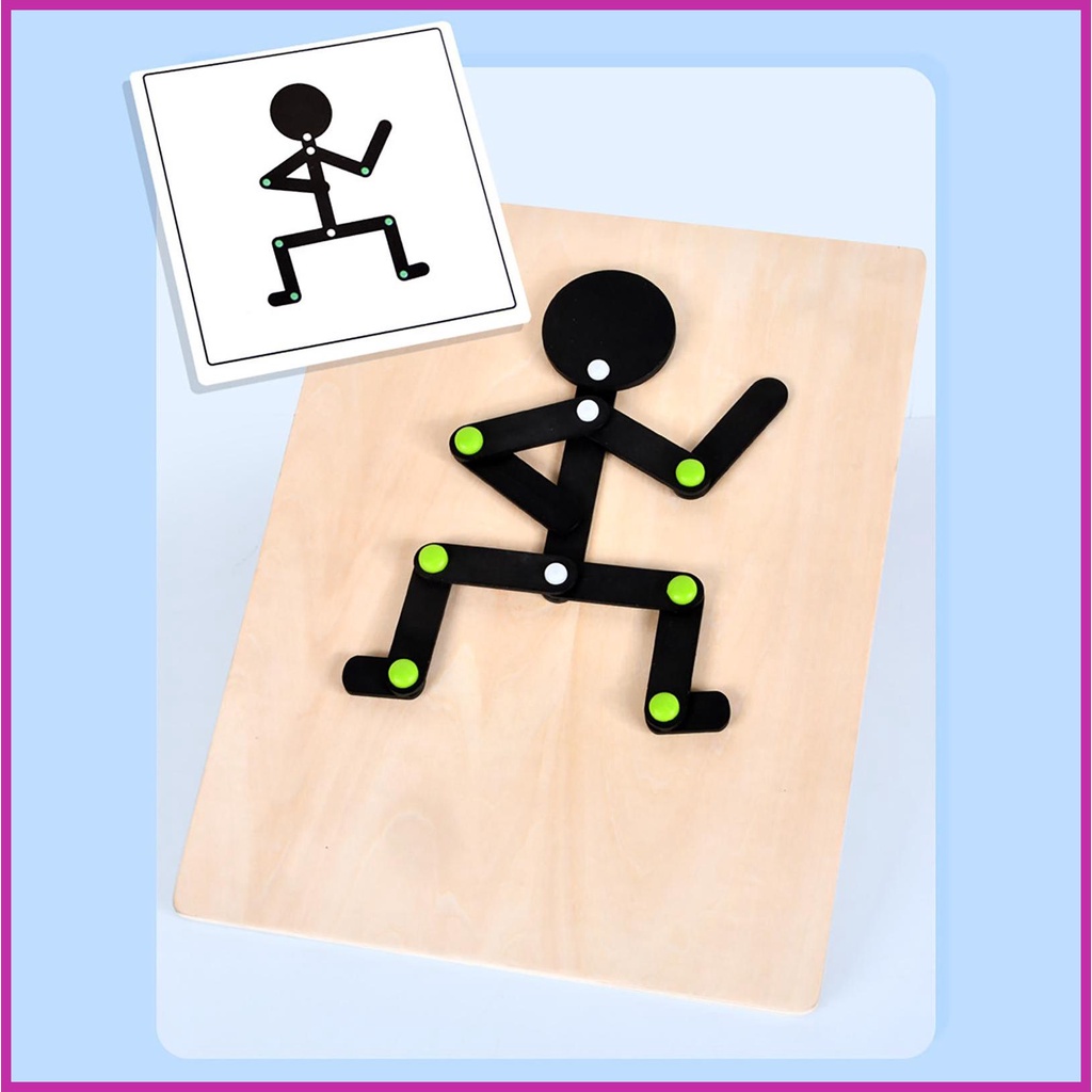 Bộ Đồ Chơi Ghép Hình Thẻ Bài Nhỏ Cải Thiện Sự Tập Trung Cho Bé