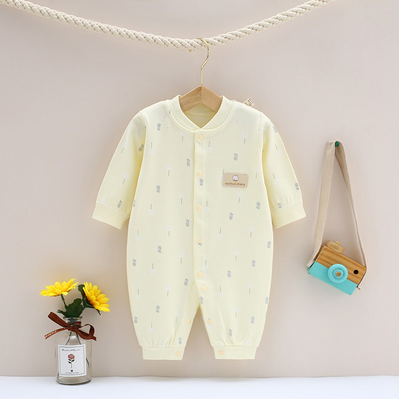 Body liền thân, Bodysuit dài tay cotton cho bé sơ sinh từ 3-14kg, hàng đẹp xuất Hàn - BD27