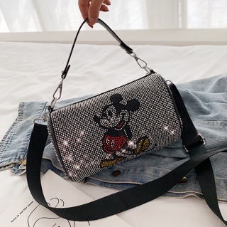 Túi trống Mickey đính đá