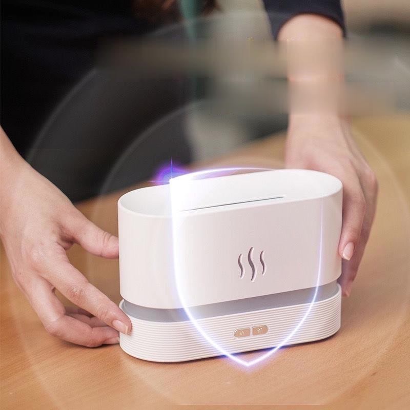 Máy Phun Sương Khuếch Tán Tinh Dầu Tạo Ẩm Ngọn Lửa Độc Đáo [CMART GIA DỤNG TIỆN ÍCH]