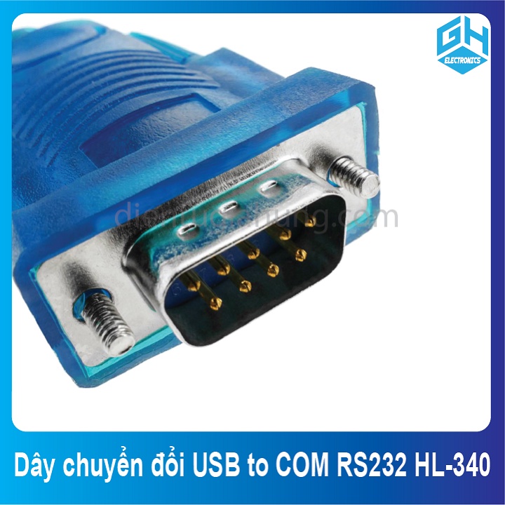 Dây cáp chuyển đổi USB to COM RS232 HL-340 các loại 80cm ,150cm Female,Male