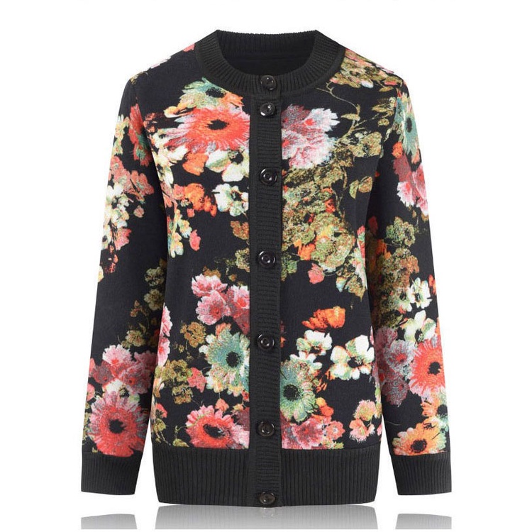 Áo khoác mùa đông của mẹ cộng với áo len cardigan nhung nhung một người phụ nữ trung niên và cao tuổi áo khoác ấm áp cho