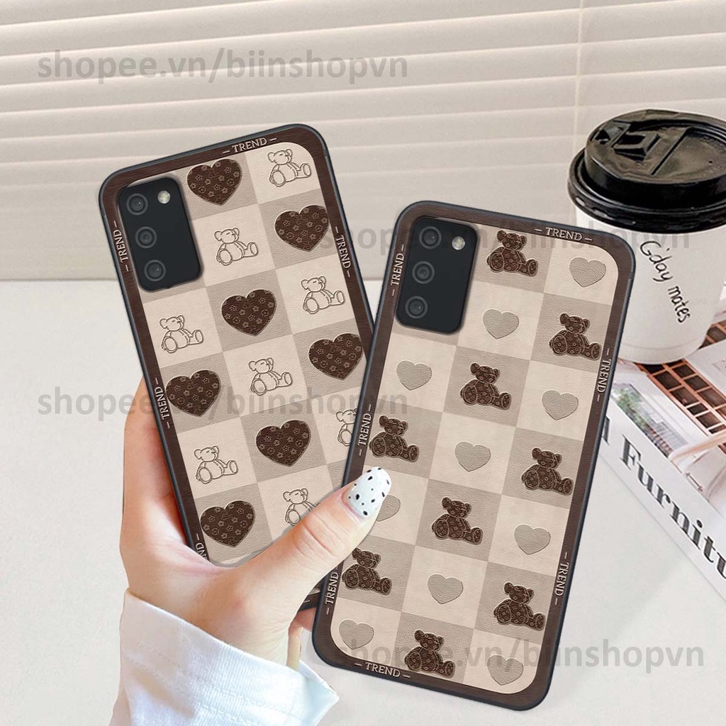 Ốp Samsung A02s / A03s caro trái tim nhiều màu sắc, đầy cá tính, khẳng định phong cách