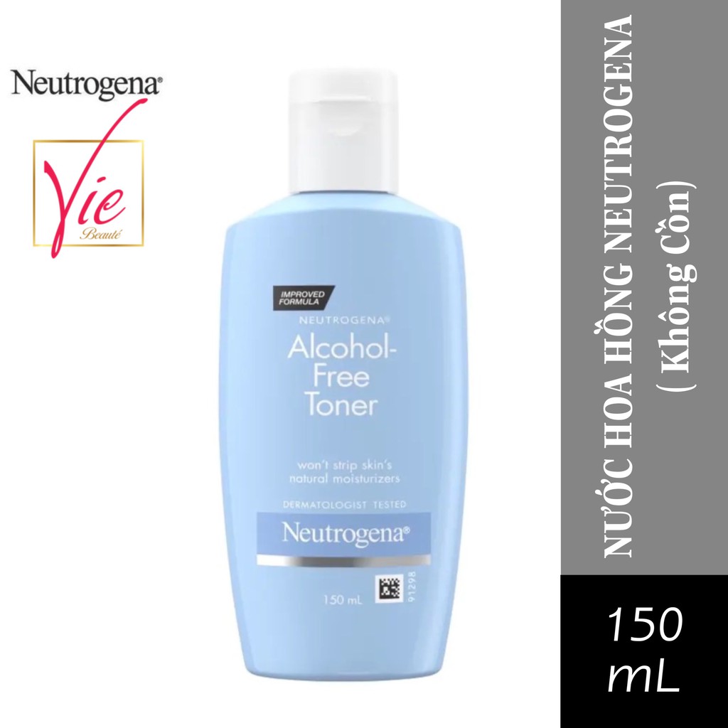 Toner NEUTROGENA không cồn - NEUTROGENA Alcohol Free Toner 150mL