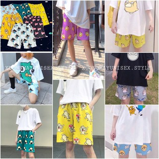 QUẦN SHORTS HOẠT HÌNH HỌA TIẾT CUTE - QUẦN ĐÙI CARTOON HOT
