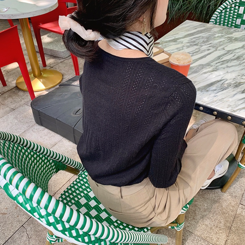 Áo Khoác Cardigan Vải Dệt Kim Tay Dài Màu Sắc Thanh Lịch Cho Phái Nữ Xiaozhainv | BigBuy360 - bigbuy360.vn