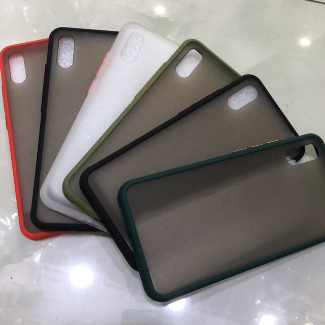 Xiaomi Redmi 9A Ốp lưng viền dẻo lưng nhám