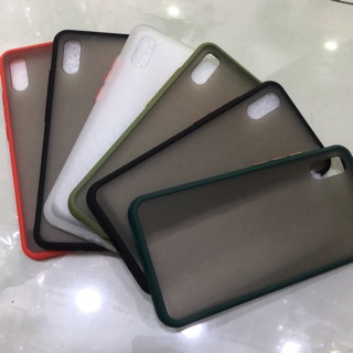 Xiaomi Redmi 9A Ốp lưng viền dẻo lưng nhám