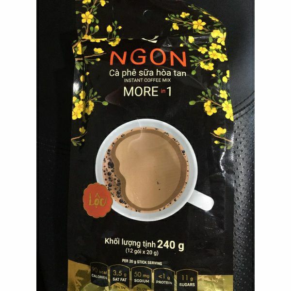 Bịch 12 gói cà phê Trần Quang NGON 20g/ gói