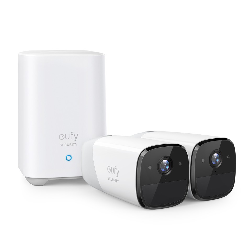 eufyCam 2, camera ngoài trời dùng pin, 365 ngày, kết nối Wifi, có còi báo động