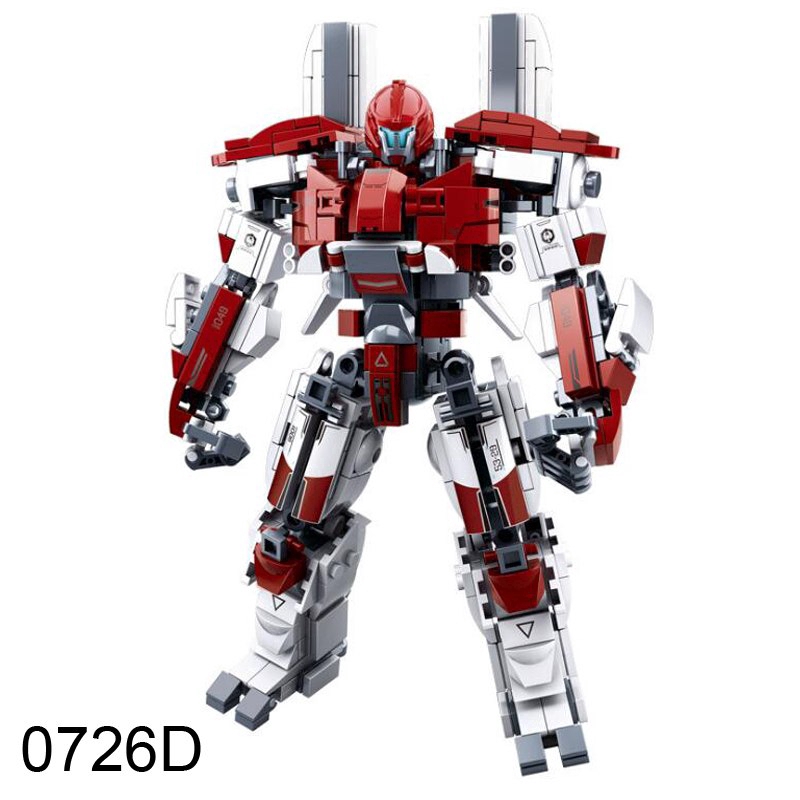 Đồ chơi lắp ghép lego siêu anh hùng Sluban 0726A 0726B 0726C 0726D Pacific Rim Jaeger Gipsy cho trẻ em