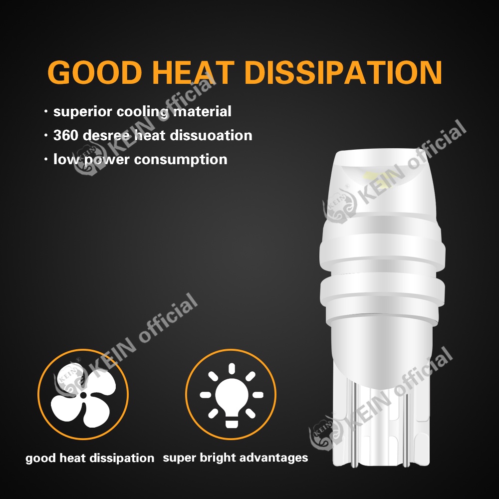Bóng Đèn Led T10 194 168 W5W Ánh Sáng Trắng Chuyên Dụng Cho Xe Hơi