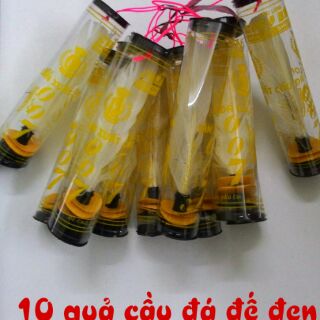 Cầu lông, 10 quả cầu đá đế đen