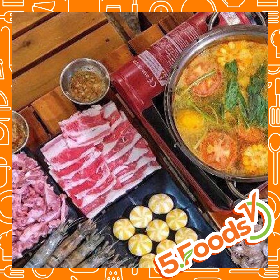 [Ship Hải Phòng] Lẩu Uyên Ương 5Foods - Dành cho 1 - 2 người ăn (set) | BigBuy360 - bigbuy360.vn