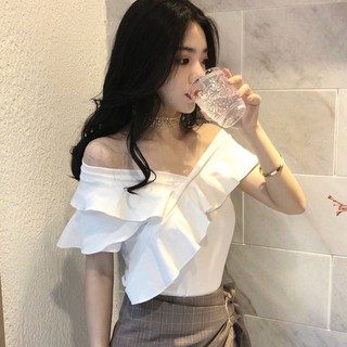 Áo thun trễ vai tay ngắn thời trang dành cho nữ