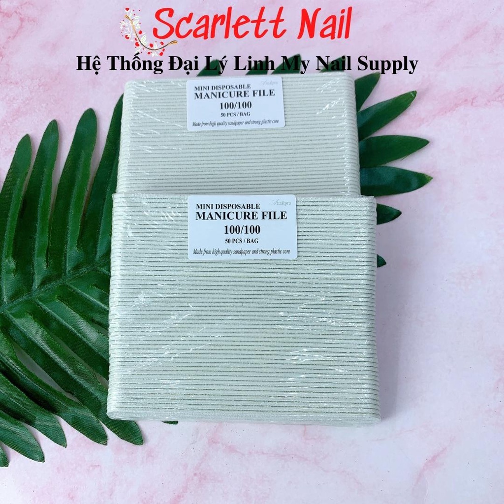 Dũa Móng Tay Mini Màu Trắng Chuyên Dùng Cho Nailbox