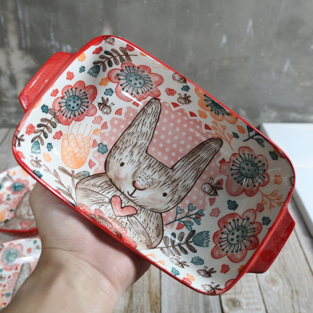 Set Bát Đĩa Bát đĩa ăn cơm ăn mì decor bàn ăn dễ thương-Vua_Decor-S03
