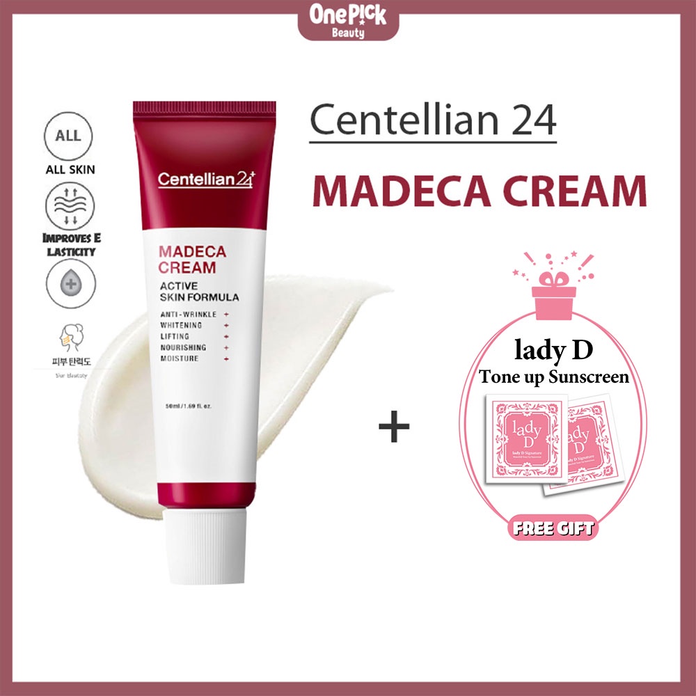 Kem dưỡng trắng Centellian24+ Madeca 15ml/50ml chiết xuất rau má loại bỏ nếp nhăn phục hồi trẻ hóa làn da