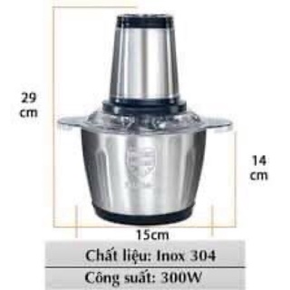 [Chính hãng💯] Máy xay thịt inox đa năng Kitchen Expert