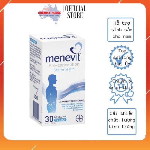 Combo cho Mẹ bầu và Bố chuẩn bị mang thai Elevit + Menevit Úc