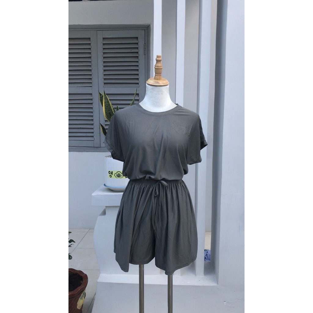 Set bộ vải thun mát lạnh, siêu thấm mồ hôi, thoáng mát, quần đùi ống rộng(100% ảnh và video thật)