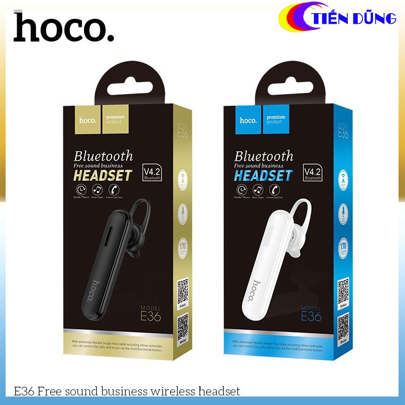 Tai nghe bluetooth Hoco E36 dòng 1 tai có mic kiểu tai nghe thể thao