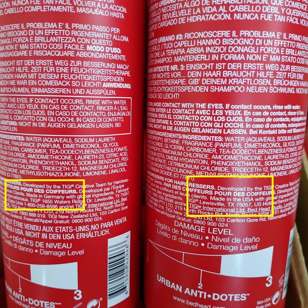 Cặp gội xả Tigi Bed Head # đỏ, tím, xanh dương | BigBuy360 - bigbuy360.vn