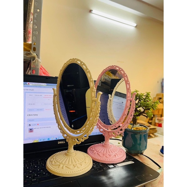 Gương soi để bàn dùng trong spa thẩm mỹ viện hoặc cá nhân