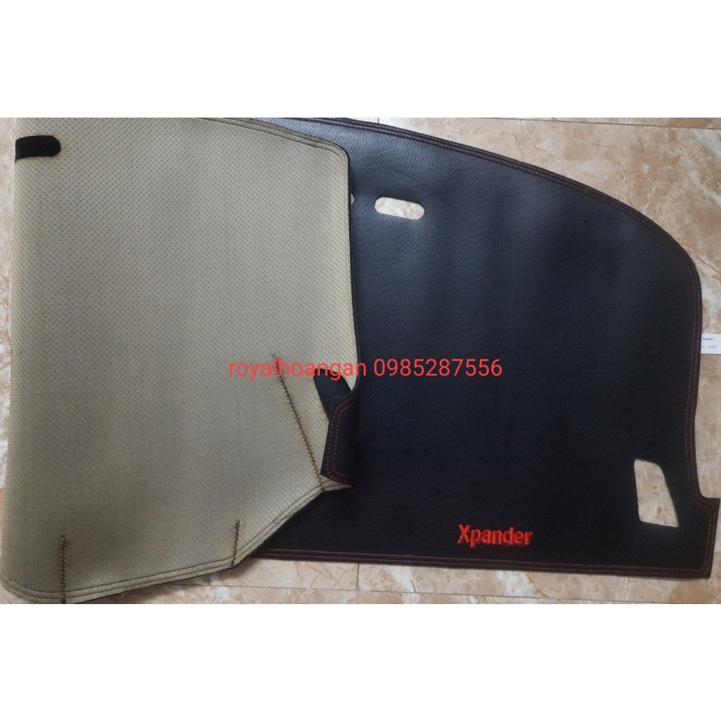 Thảm taplo XPANDER bằng nhung 3 lớp hoặc Da Cacbon