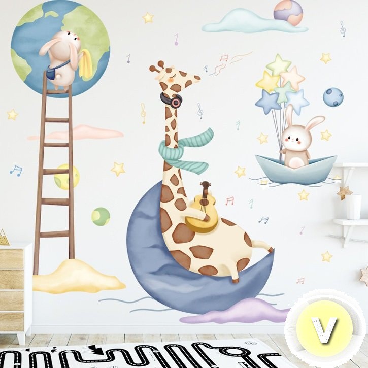 Decal dán tường cùng nhau ca hát