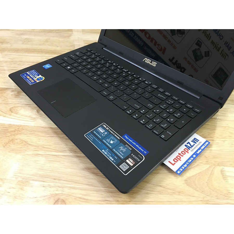 [Tặng Chuột K Dây + Balo ] Asus X453MA ĐEN Ram 4Gb/Ổ SSD  Dùng Văn Phòng, chơi Game mượt , Máy Siêu Mỏng | BigBuy360 - bigbuy360.vn